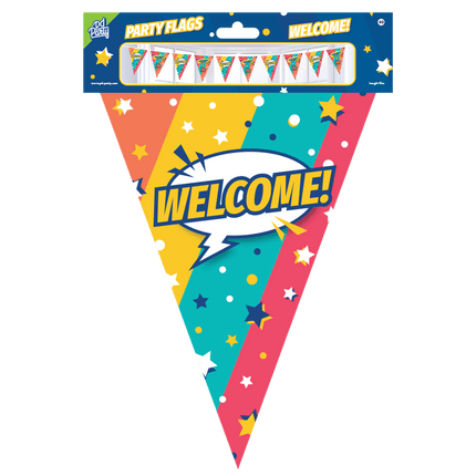 Vlaggenlijn Welcome 10m van Paper Dreams koop je bij Partywinkel