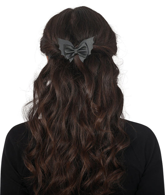 Vleermuis Haarclip 9cm 2st van Fiestas Guirca koop je bij Partywinkel