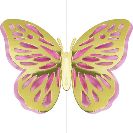 Vlinder Hangdecoratie 18cm 3st van Creative Converting koop je bij Partywinkel