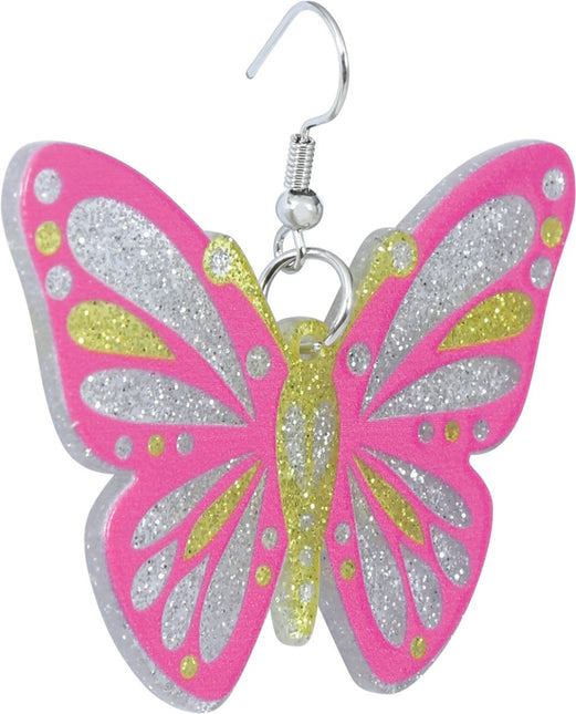 Vlinder Oorbellen van Fiestas Guirca koop je bij Partywinkel