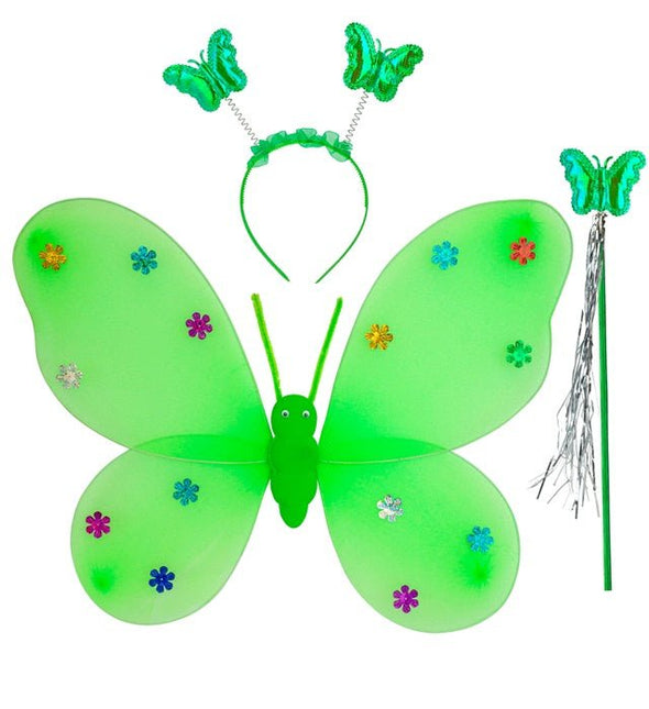 VLINDER SET GROEN van Widmann koop je bij Partywinkel