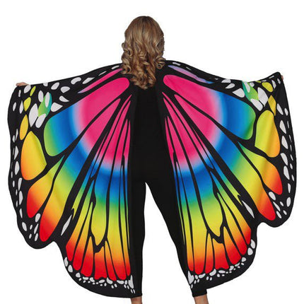 Vlindervleugels Meerkleurig 1,6m van Fiestas Guirca koop je bij Partywinkel