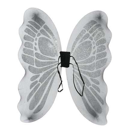 Vlindervleugels Zilver 46cm van Fiestas Guirca koop je bij Partywinkel