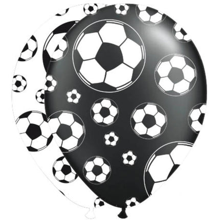 Voetbal Ballonnen 30cm 8st - Partywinkel - 8714572262057