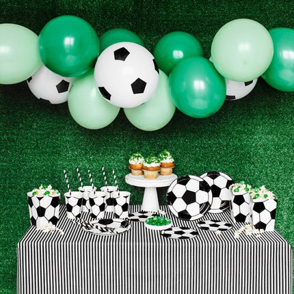 Voetbal Borden 18cm 6st van Partydeco koop je bij Partywinkel