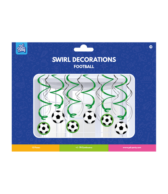 Voetbal Hangdecoratie van Paper Dreams koop je bij Partywinkel