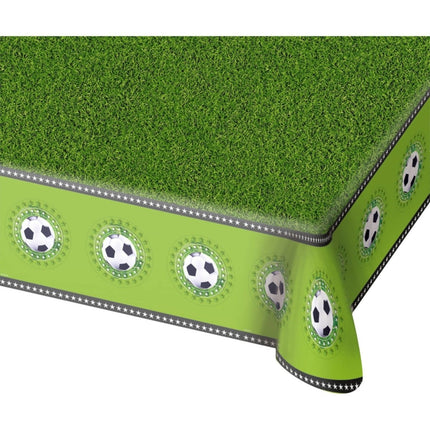 Voetbal Tafelkleed 1,8m - Partywinkel - 8714572262033
