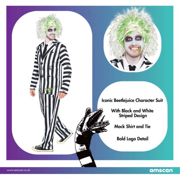 Volwassenen Kostuum Beetlejuice - Partywinkel - 194099014748