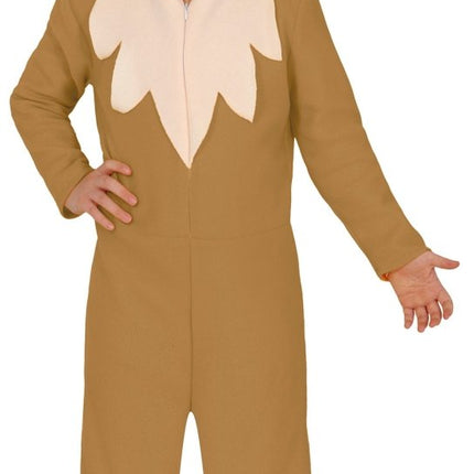 Vos Onesie Bruin Beige Kind van Fiestas Guirca koop je bij Partywinkel