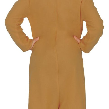 Vos Onesie Bruin Beige Kind van Fiestas Guirca koop je bij Partywinkel