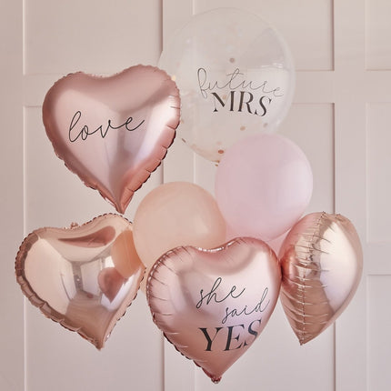 Vrijgezellenfeest Ballonnen Set Leeg 9st van Ginger Ray koop je bij Partywinkel