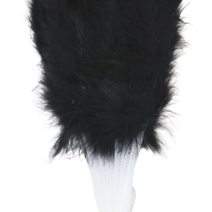 Waaier Zwarte Veren van Fiestas Guirca koop je bij Partywinkel