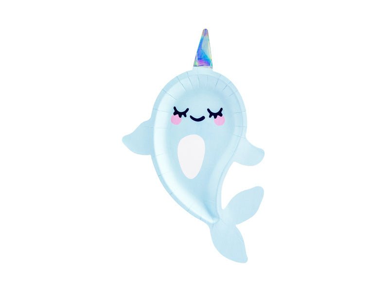 Walvis Borden 29cm 6st van Partydeco koop je bij Partywinkel