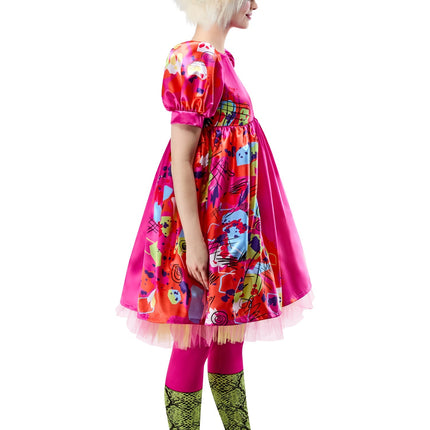 Dziwaczny różowy kostium Barbie