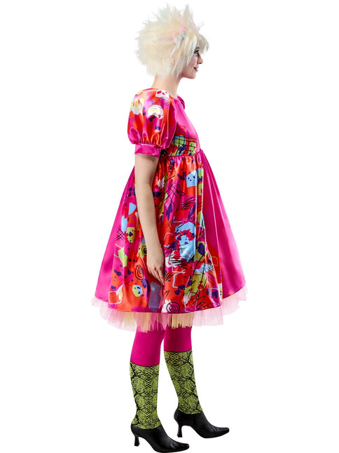 Dziwaczny różowy kostium Barbie