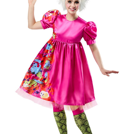 Dziwaczny różowy kostium Barbie