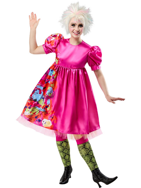 Dziwaczny różowy kostium Barbie