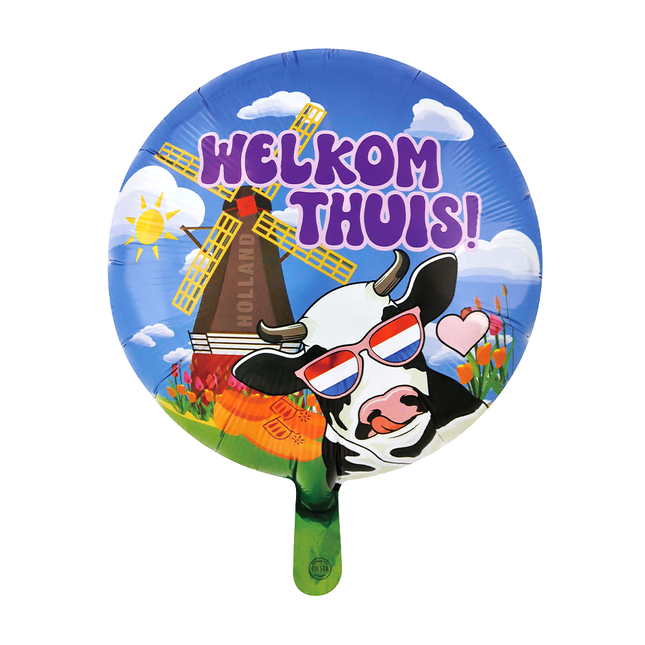 Welkom Thuis Helium Ballon Leeg 90cm van WeFiesta koop je bij Partywinkel