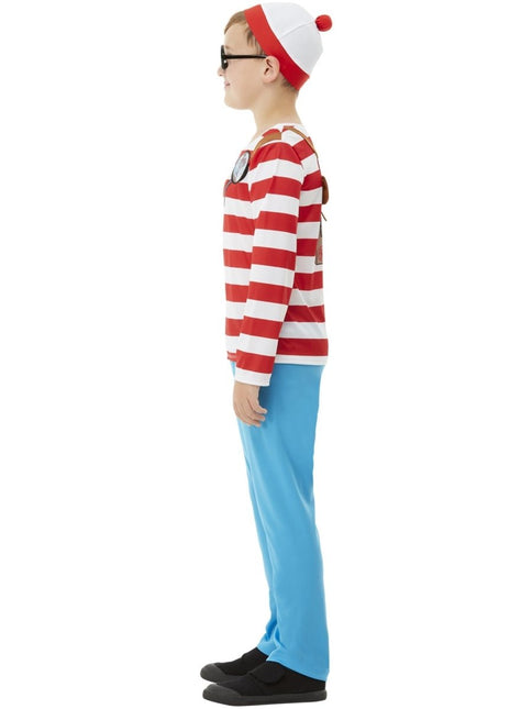 Where's Wally? Deluxe Kinderkostuum van Smiffys koop je bij Partywinkel