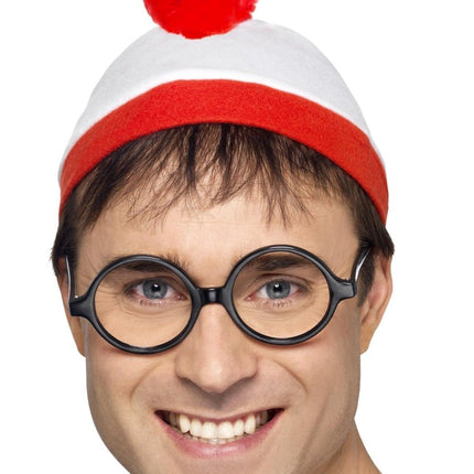 Where's Wally? Muts en Bril van Smiffys koop je bij Partywinkel