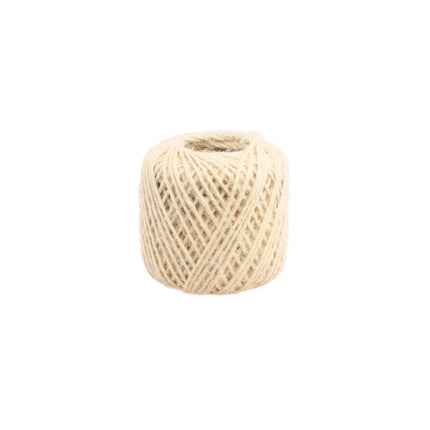 BIAŁA WSTĄŻKA JUTOWA 2 MM X 30 M