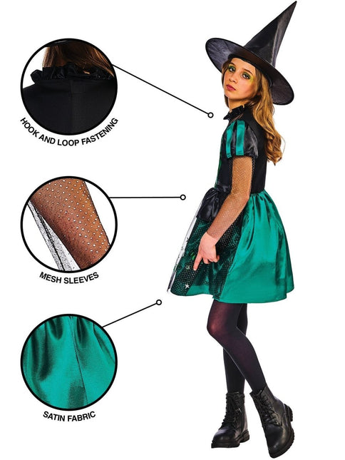 Wicked Witch Kostuum Meisje van Rubies koop je bij Partywinkel