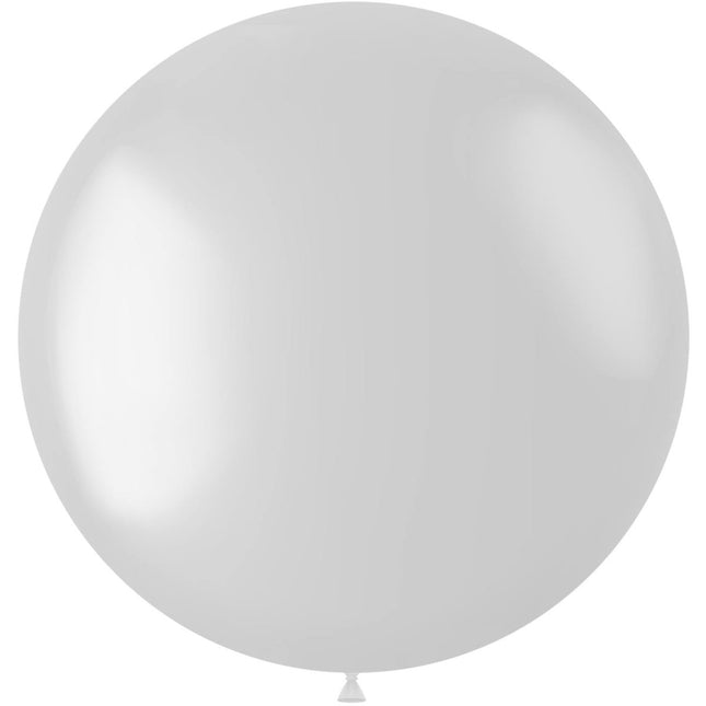 Witte Ballon Coconut White 80cm van Folat koop je bij Partywinkel
