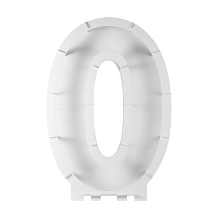 Witte Ballonnen Standaard 0 Jaar 81cm van Ginger Ray koop je bij Partywinkel