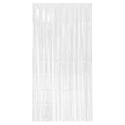 Witte Deurgordijn 2m - Partywinkel - 8716764236525