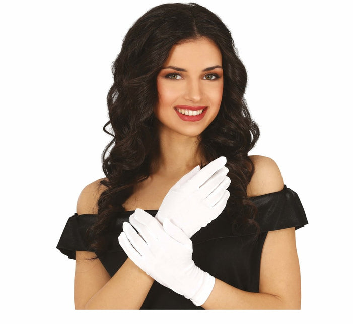 Witte Handschoenen - Partywinkel - 8434077164938