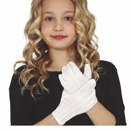 Witte Handschoenen Kind van Fiestas Guirca koop je bij Partywinkel