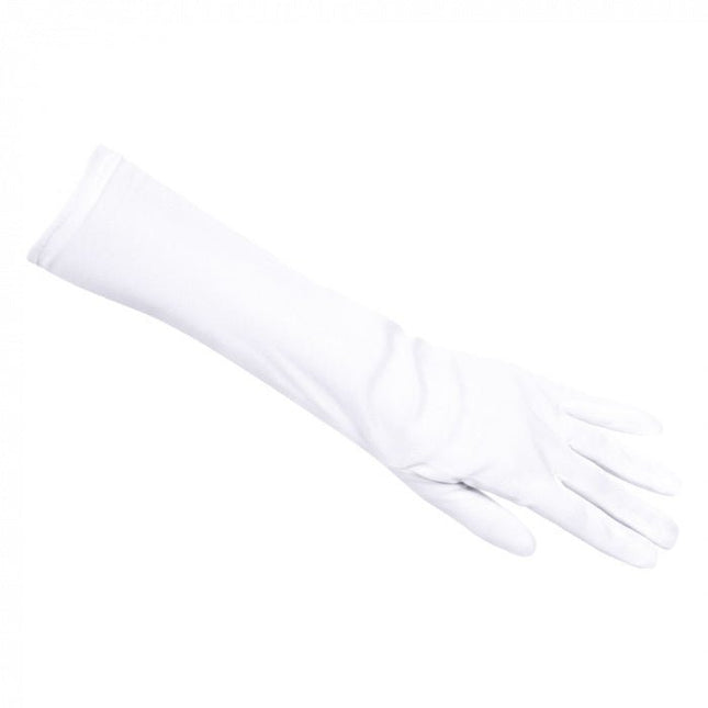 Witte Handschoenen Lang - Partywinkel - 8712026030917