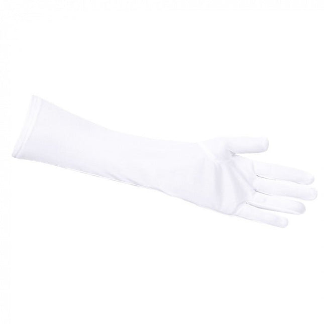 Witte Handschoenen Lang - Partywinkel - 8712026030917