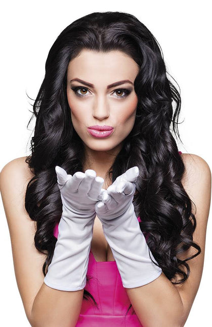 Witte Handschoenen Lang - Partywinkel - 8712026030917
