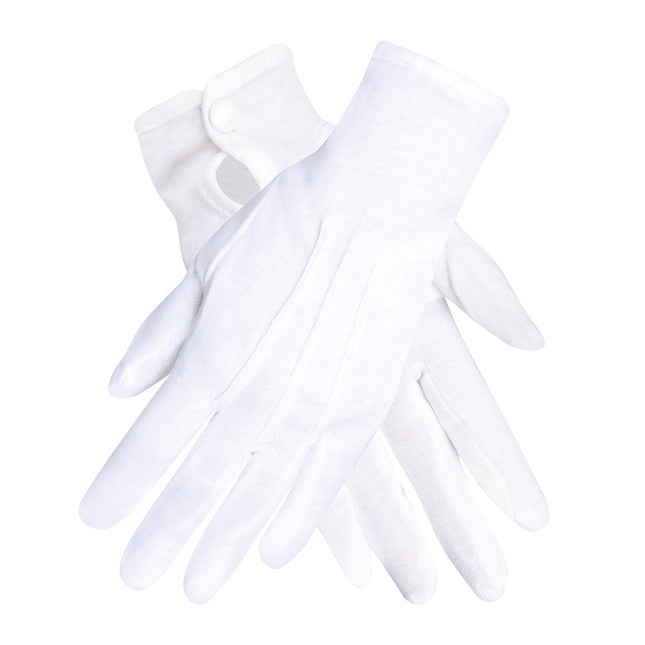 Witte Handschoenenen Drukknoop van Boland koop je bij Partywinkel