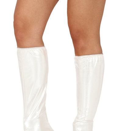 Witte Laarskappen 45cm - Partywinkel - 8434077270882