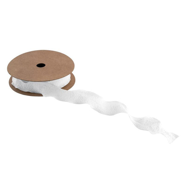 Witte Lint Rimpel 2,5Cm 10m van CHAKS koop je bij Partywinkel