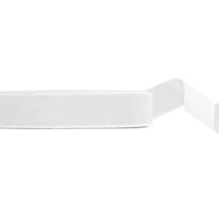 Witte Lint Velour 10m van Partydeco koop je bij Partywinkel