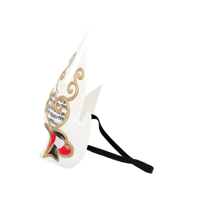 Witte Oogmasker Venice Musica - Partywinkel - 8712026002105