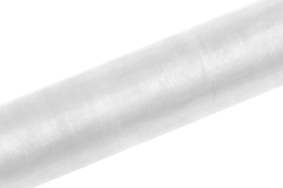 Witte Organza 1,5m 50m van Partydeco koop je bij Partywinkel