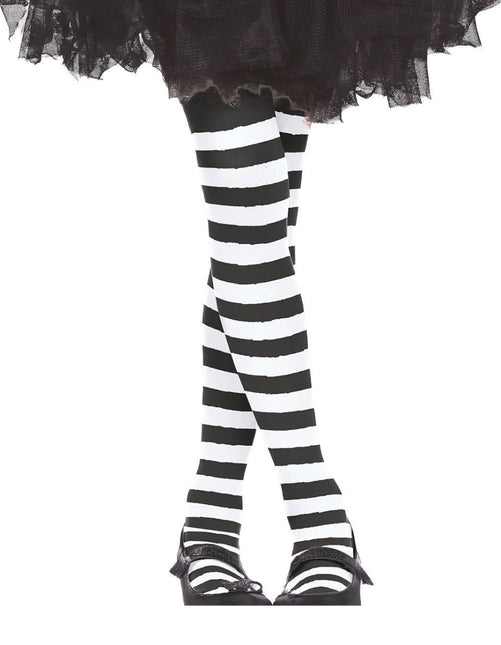 Witte Panty Gestreept Kind van Fiestas Guirca koop je bij Partywinkel