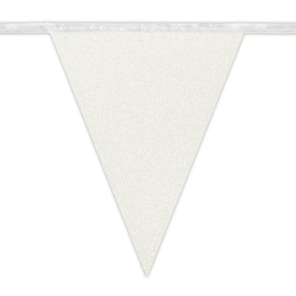 Witte Slinger Glitter Papier 6m van Boland koop je bij Partywinkel