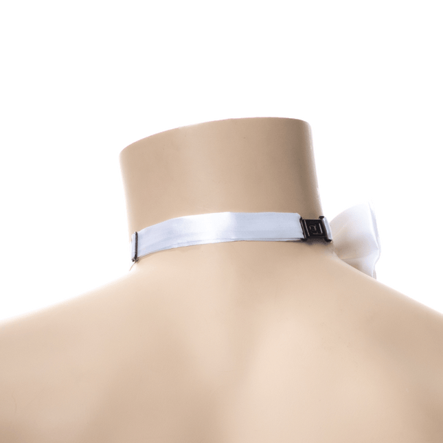 Witte Vlinderdas van Partychimp koop je bij Partywinkel