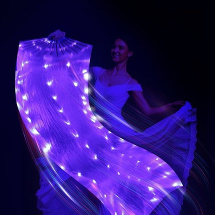 Witte Waaier Met Licht 1,5m van Fiestas Guirca koop je bij Partywinkel