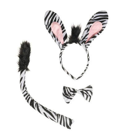 Zebra Set van Partychimp koop je bij Partywinkel
