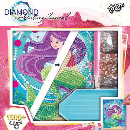 Zeemeermin Knutselset Diamond Painting Notitieboek - Partywinkel - 8714274079731
