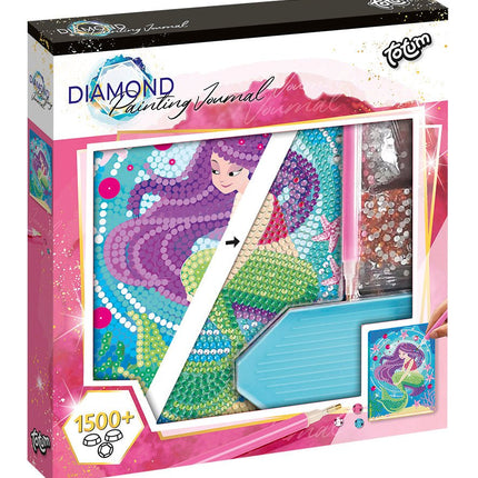 Zeemeermin Knutselset Diamond Painting Notitieboek - Partywinkel - 8714274079731
