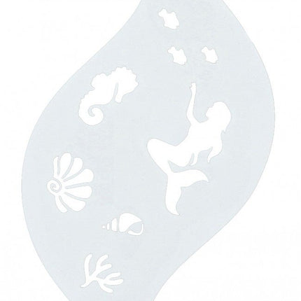 Zeemeermin Make Up Sjabloon van Superstar koop je bij Partywinkel