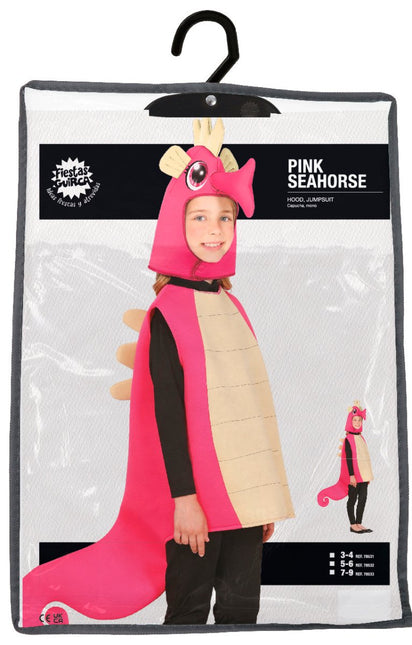 Zeepaardje Kostuum Roze Kind - Partywinkel - 8434077785355