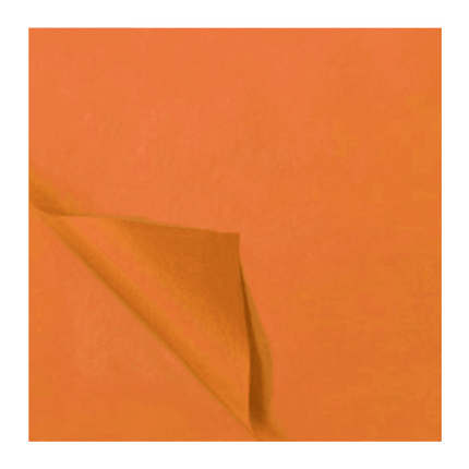 Zijdevloeipapier Oranje 50x70cm 5st van Haza Witbaard koop je bij Partywinkel